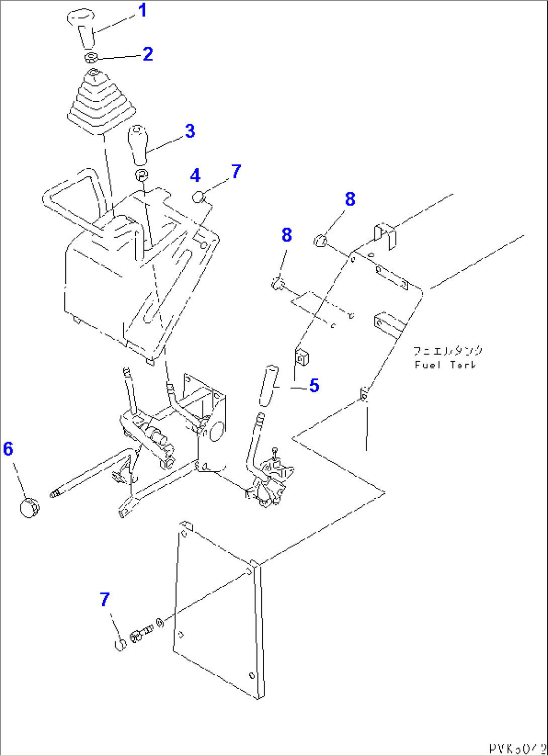 CONTROL KNOB (D21)(#62454-62685)
