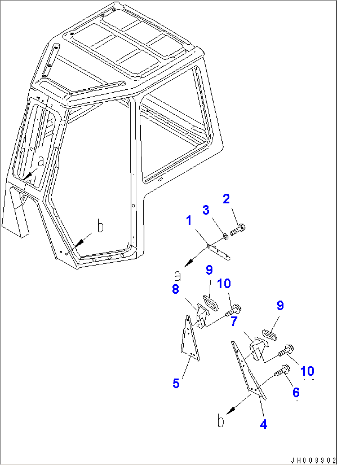CAB (BRACKET)(#66146-)