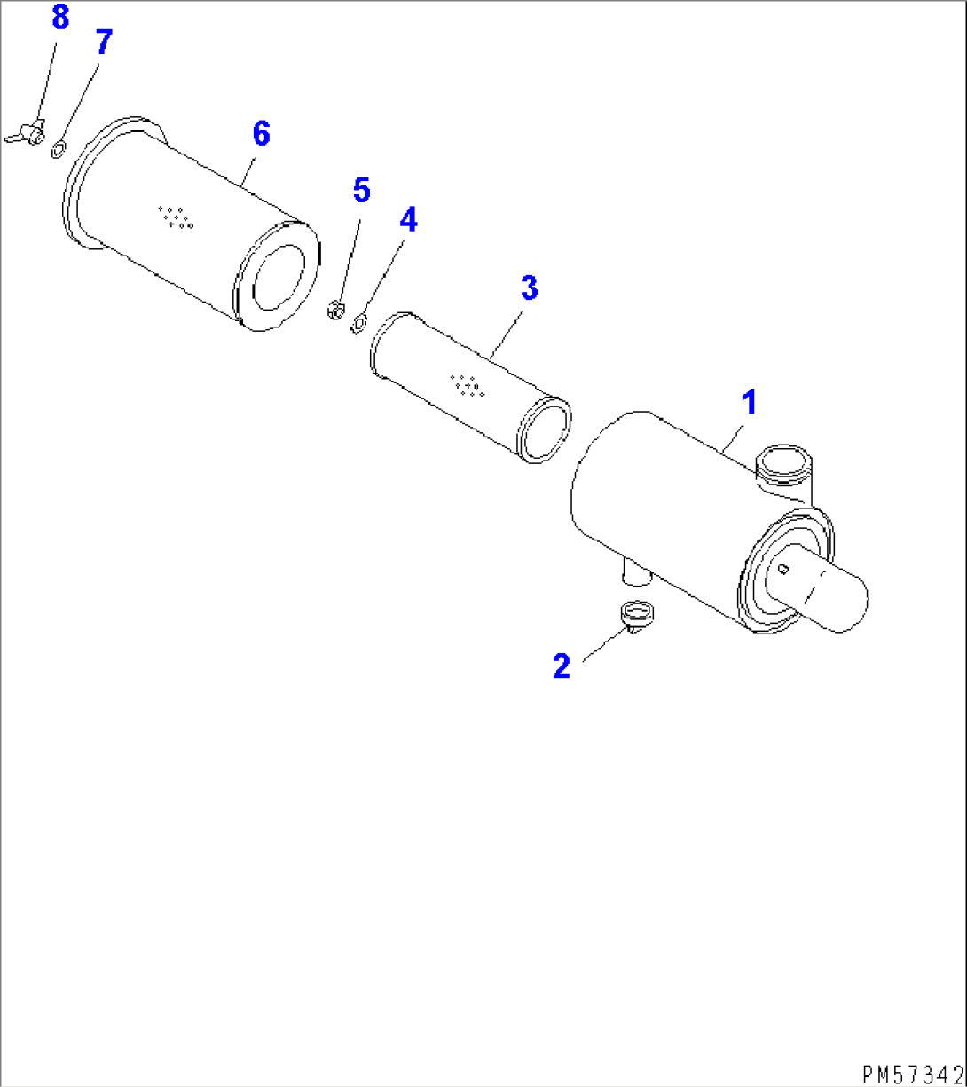 AIR CLEANER (FOR SANDY AND DUSTY TERRAIN)