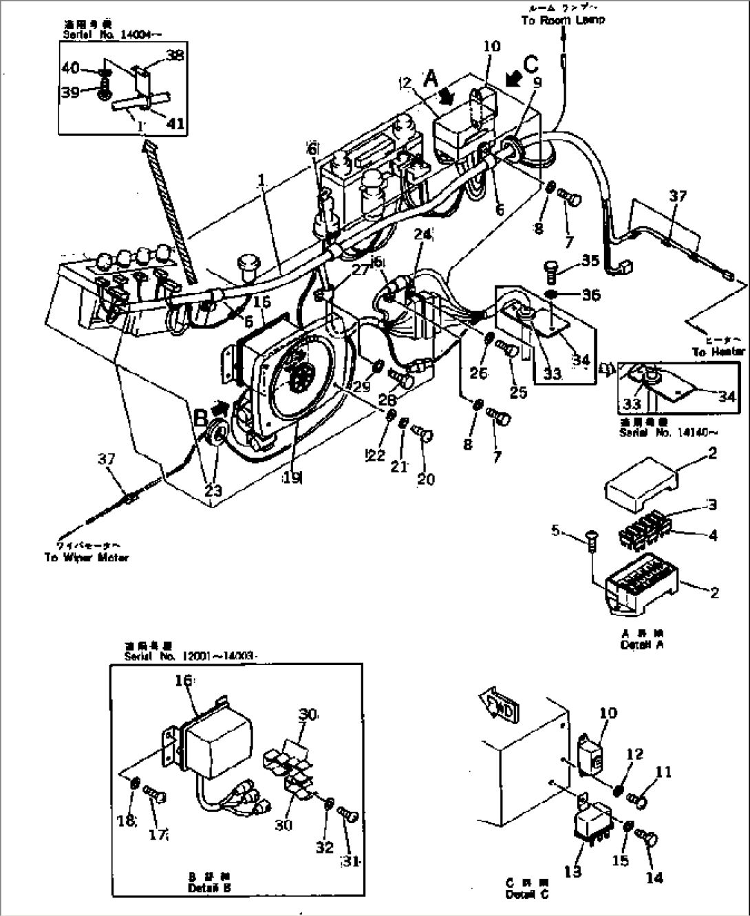 INSTRUMENT PANEL (2/2) (FOR LONG LEVER CONTROL)