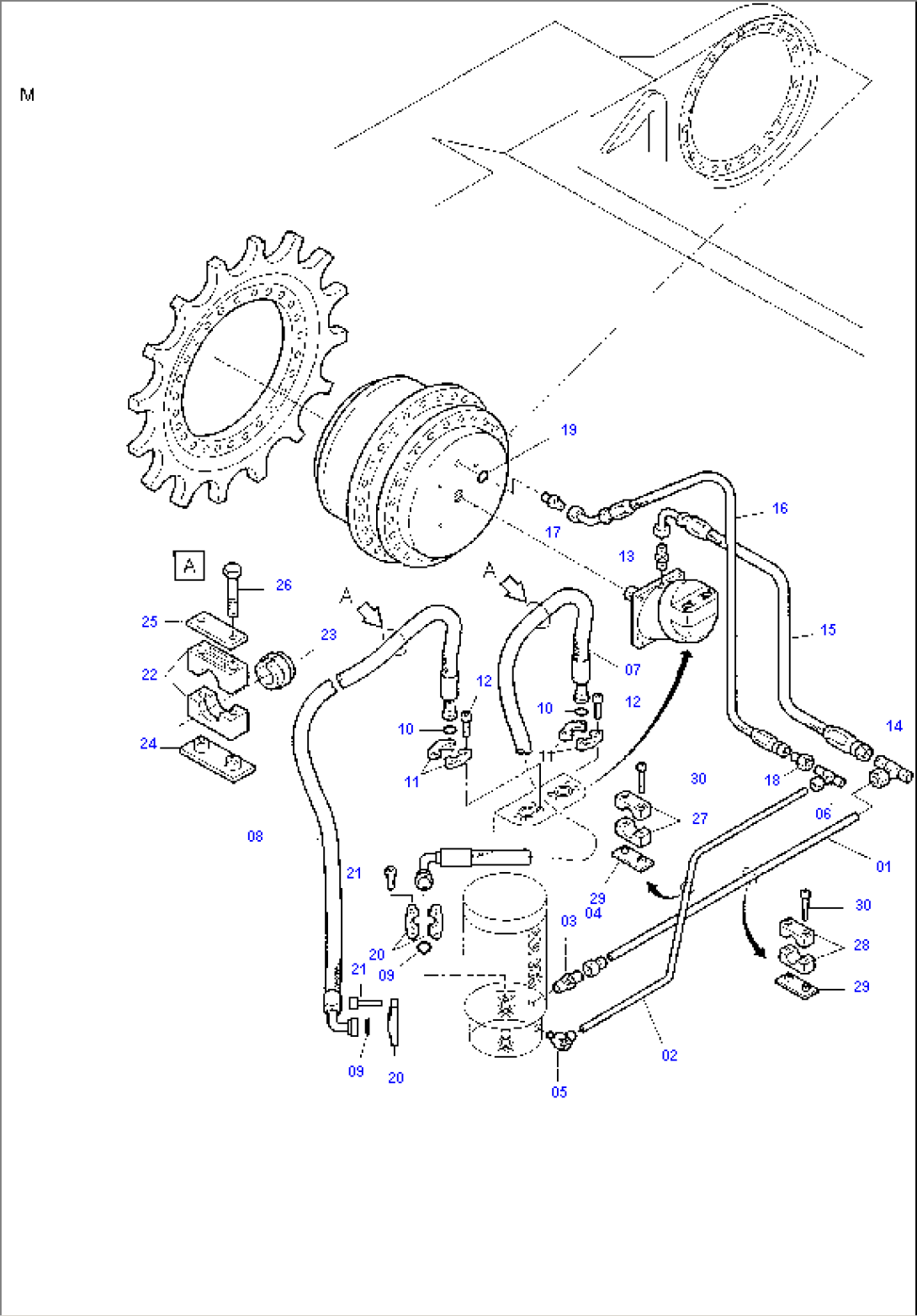 Hydraulic for Undercarriage