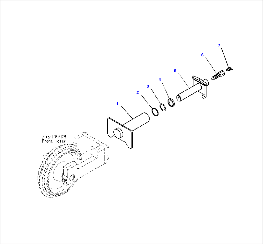 Track Frame, Idler Cushion (#20366-)