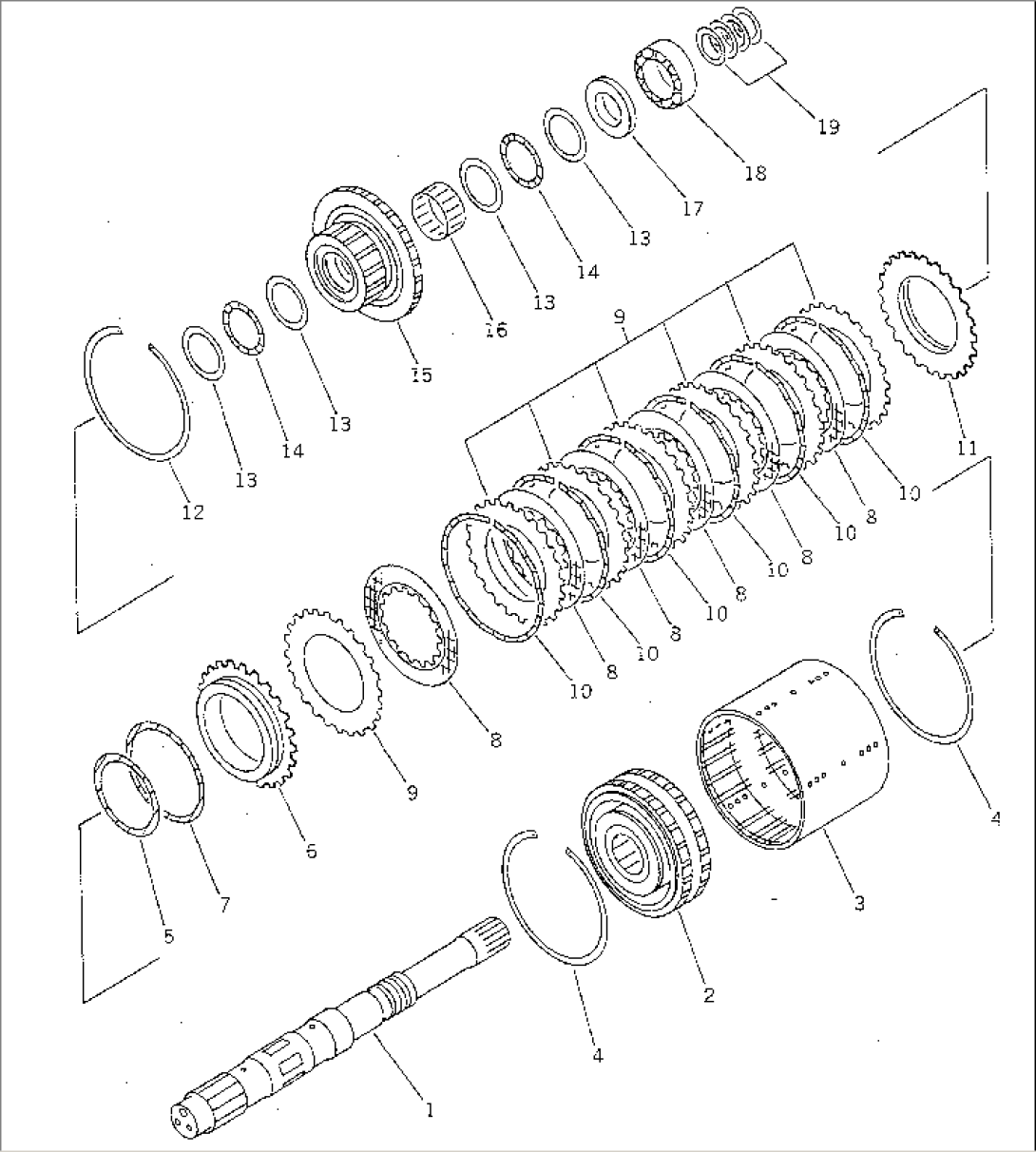 TRANSMISSION (FORWARD CLUTCH)(#20001-)