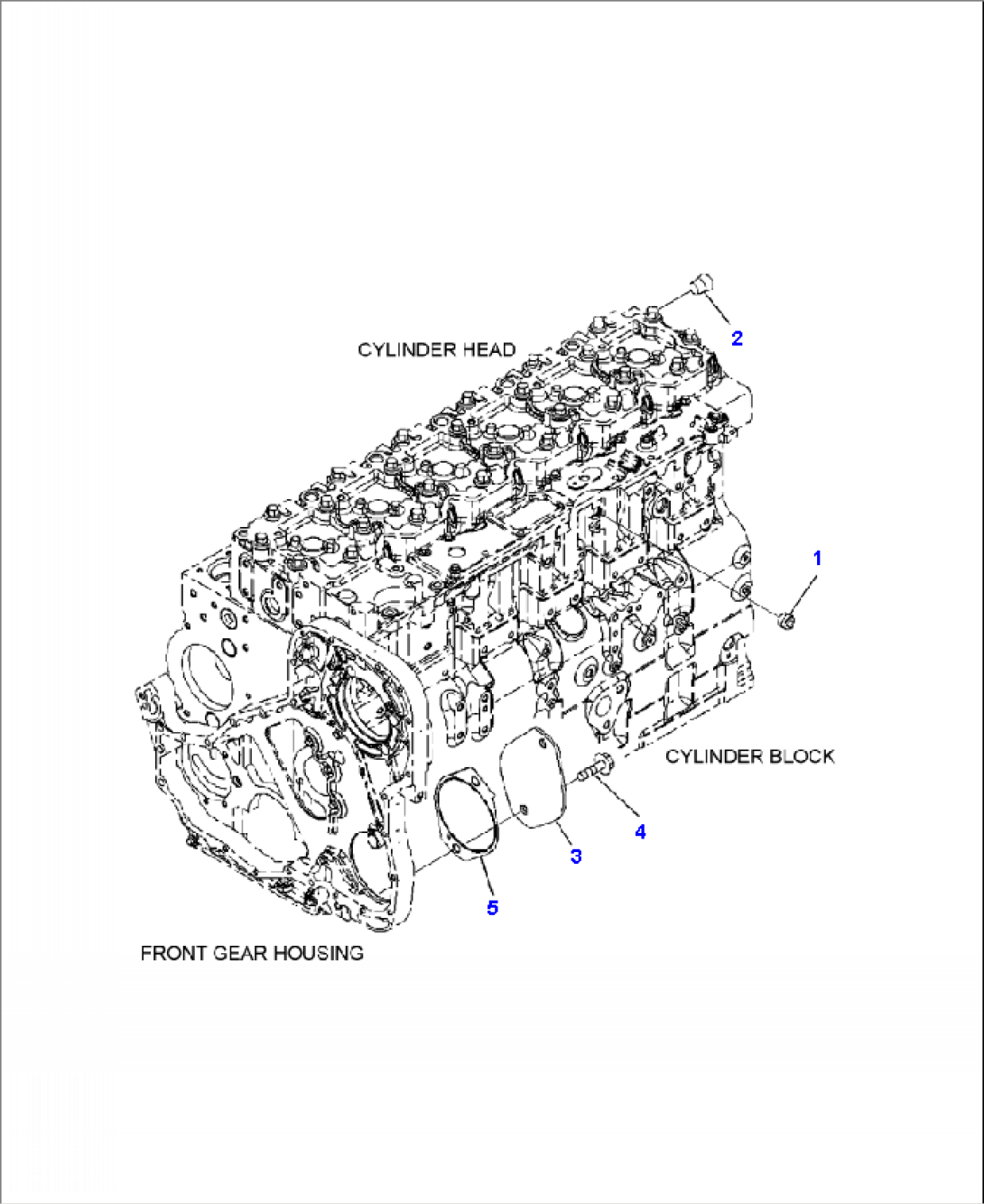 A2109-A3A7 FRONT GEAR TRAIN ACCESSORY COVER