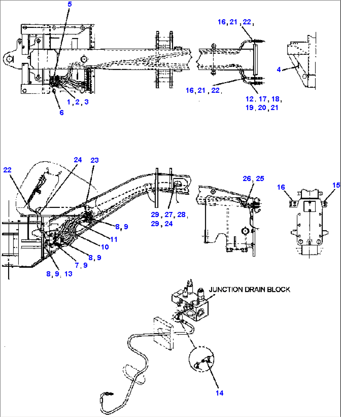 FIG. H5110-01A3B ACTUATOR LINES, HENKE PLOW 1/2