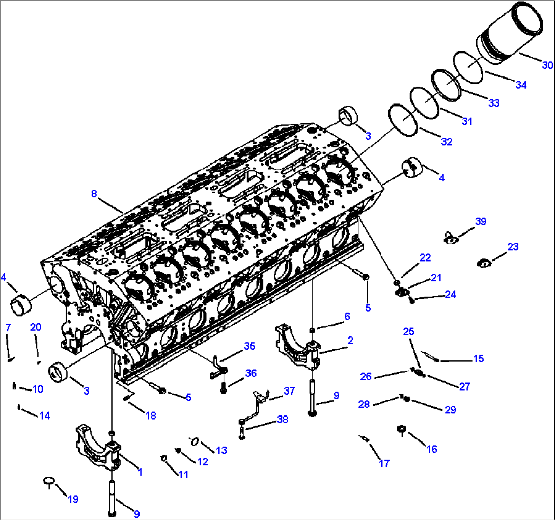 FIG. A2103-A9A1 CYLINDER BLOCK
