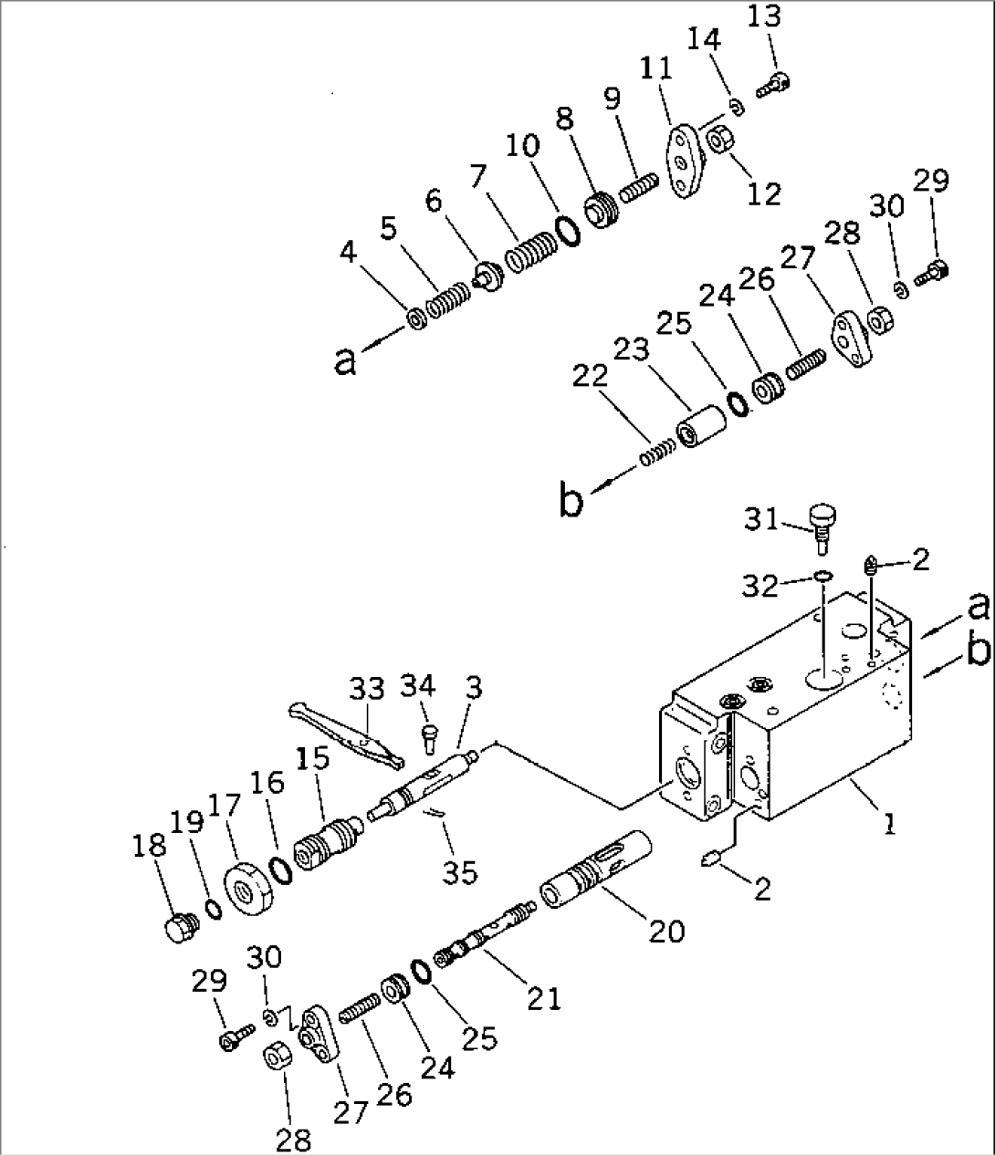 SERVO VALVE¤ REAR (2/2) (WITH OLSS)