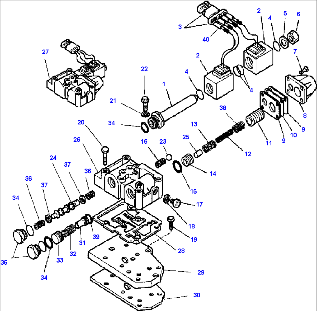 FIG. F3265-01A0 TRANSMISSION (4WD) - CONTROL VALVE