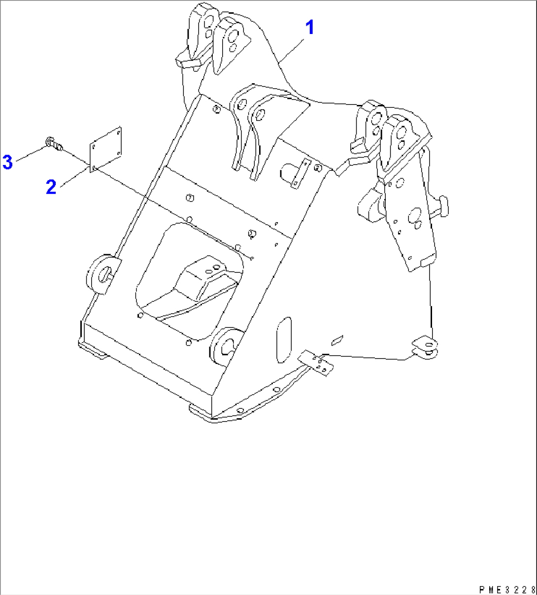 FRONT FRAME (FOR 4-SPEED)