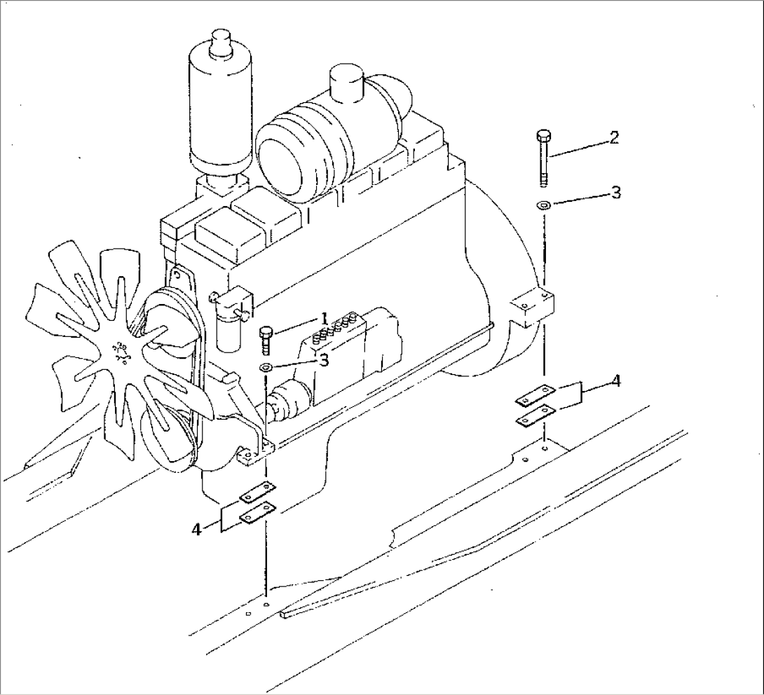 ENGINE MOUNTING PARTS