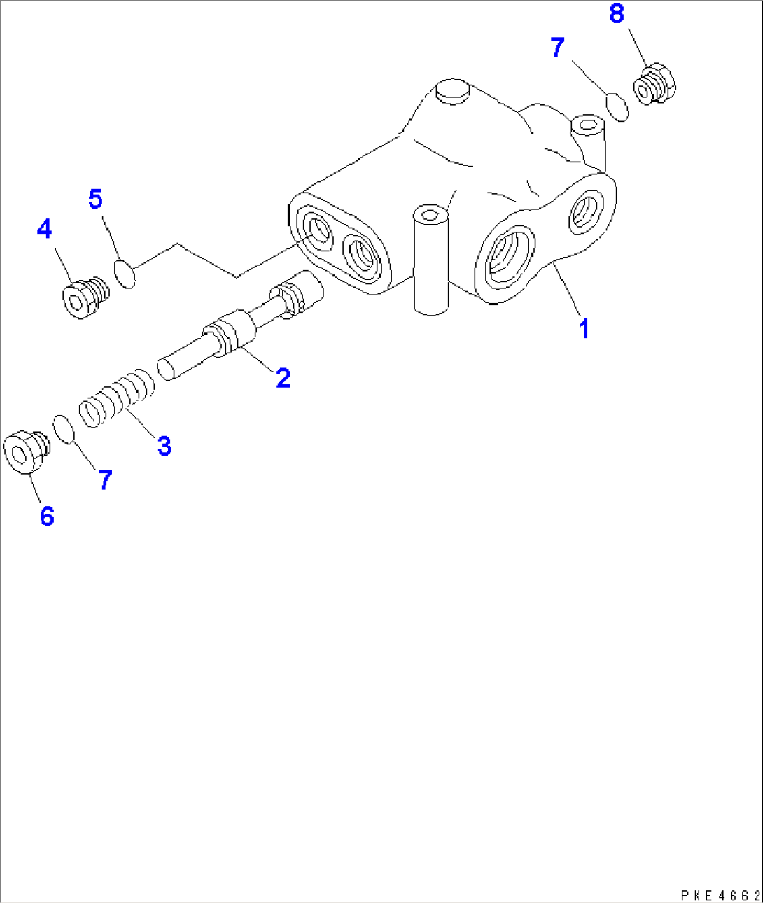 PRIORITY VALVE (FOR SWITCH) (INNER PARTS)
