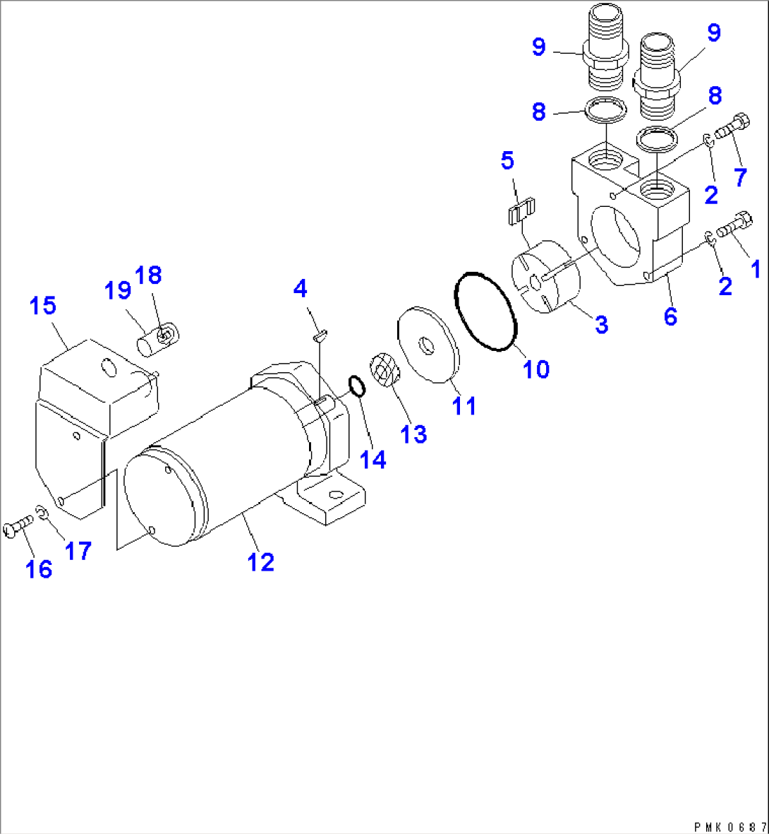 REFUELLING PUMP (INNER PARTS)(#K30545-K30981)