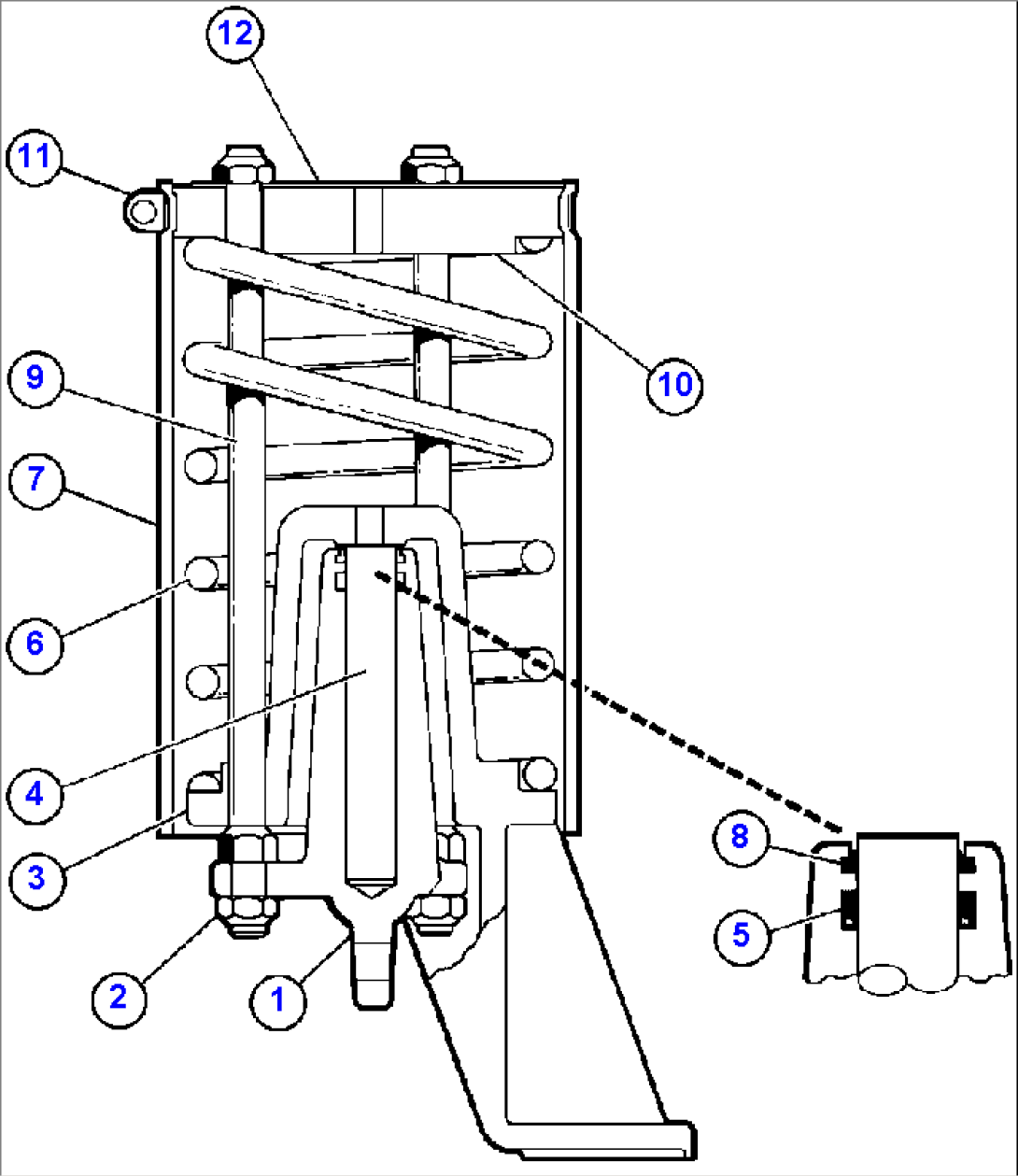 PARKING BRAKE ACTUATOR ASSM (TX8190)