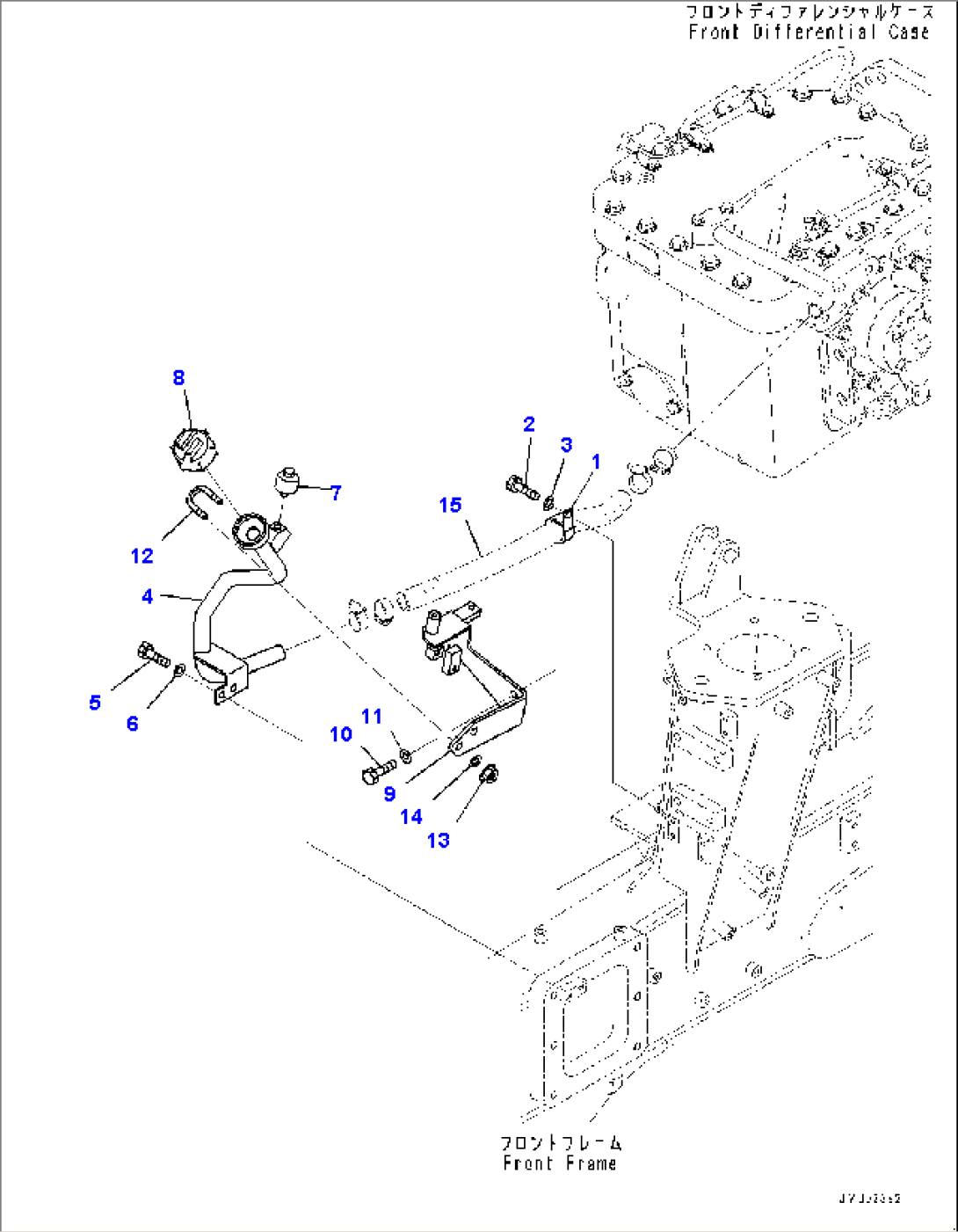 Transmission Group, Front Differential Breather (2/2) (#10001-)