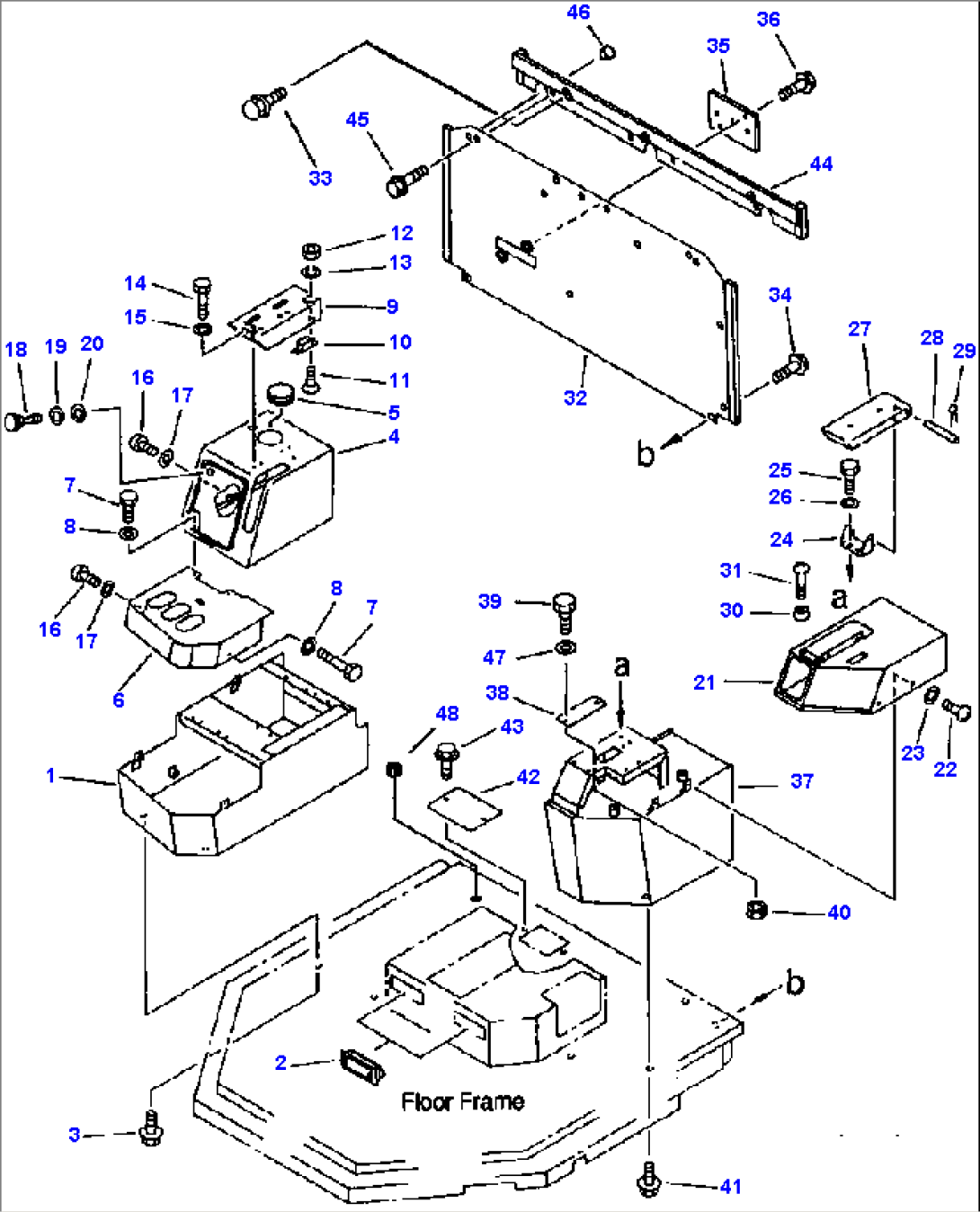 CONSOLE BOX (WITHOUT AIR CONDITIONER OR HEATER)