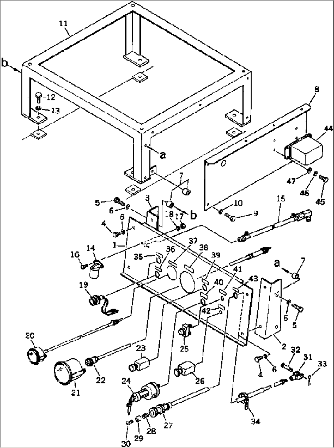 ENGINE INSTRUMENT PANEL