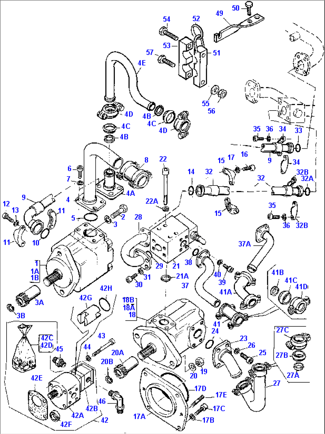 PUMPS FOR HYDRAULIC SYSTEM