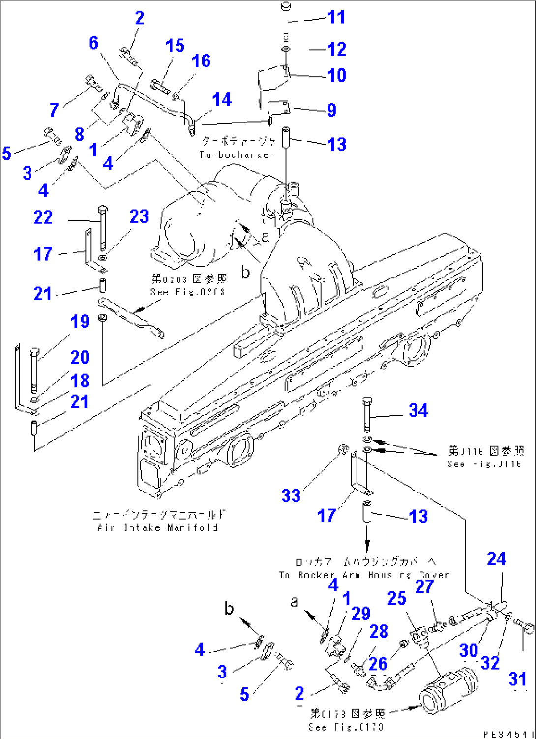 TURBOCHARGER WATER PIPING