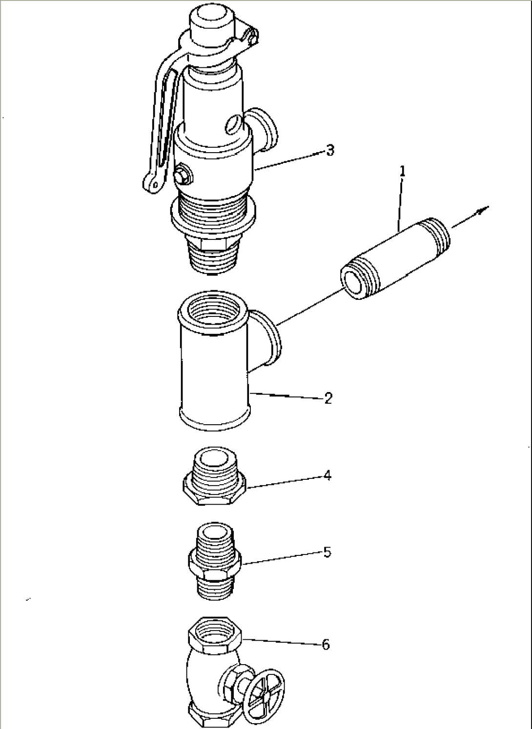 SAFETY VALVE AND MANUAL BLOW OFF VALVE