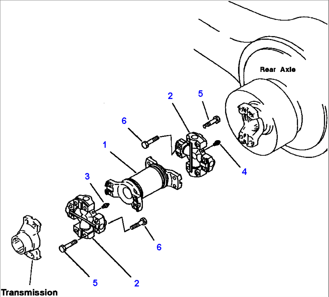 FIG NO. 3021A REAR DRIVE SHAFT ROCKFORD