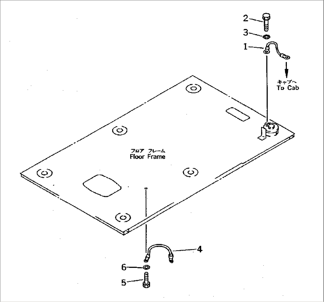 FLOOR FRAME MOUNT (HARNESS)