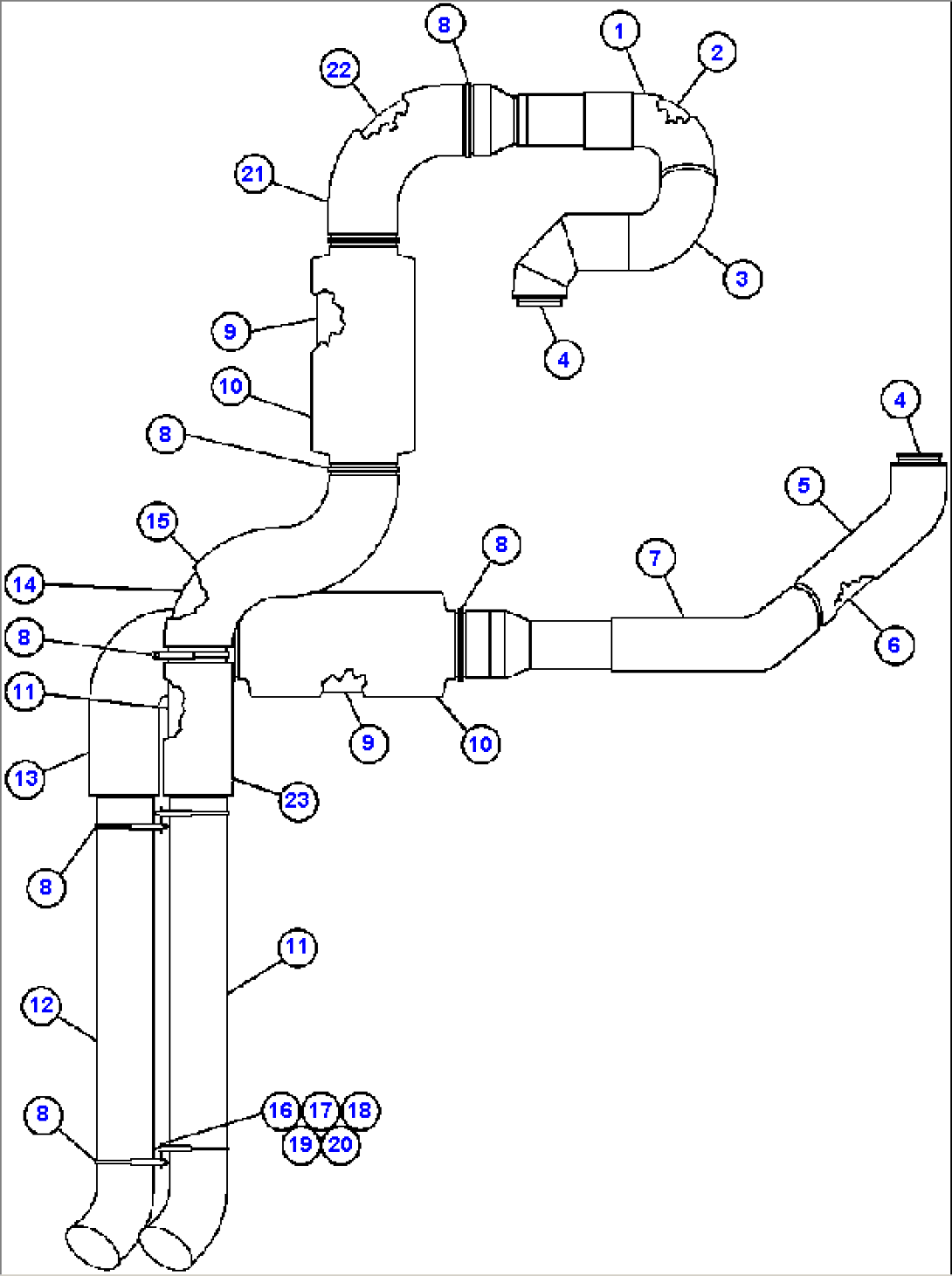 EXHAUST PIPING