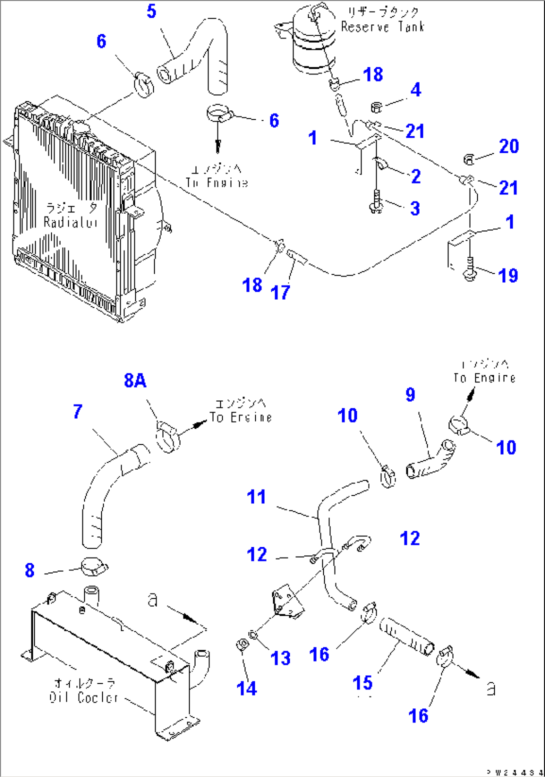COOLANT LINE(#1001-1600)