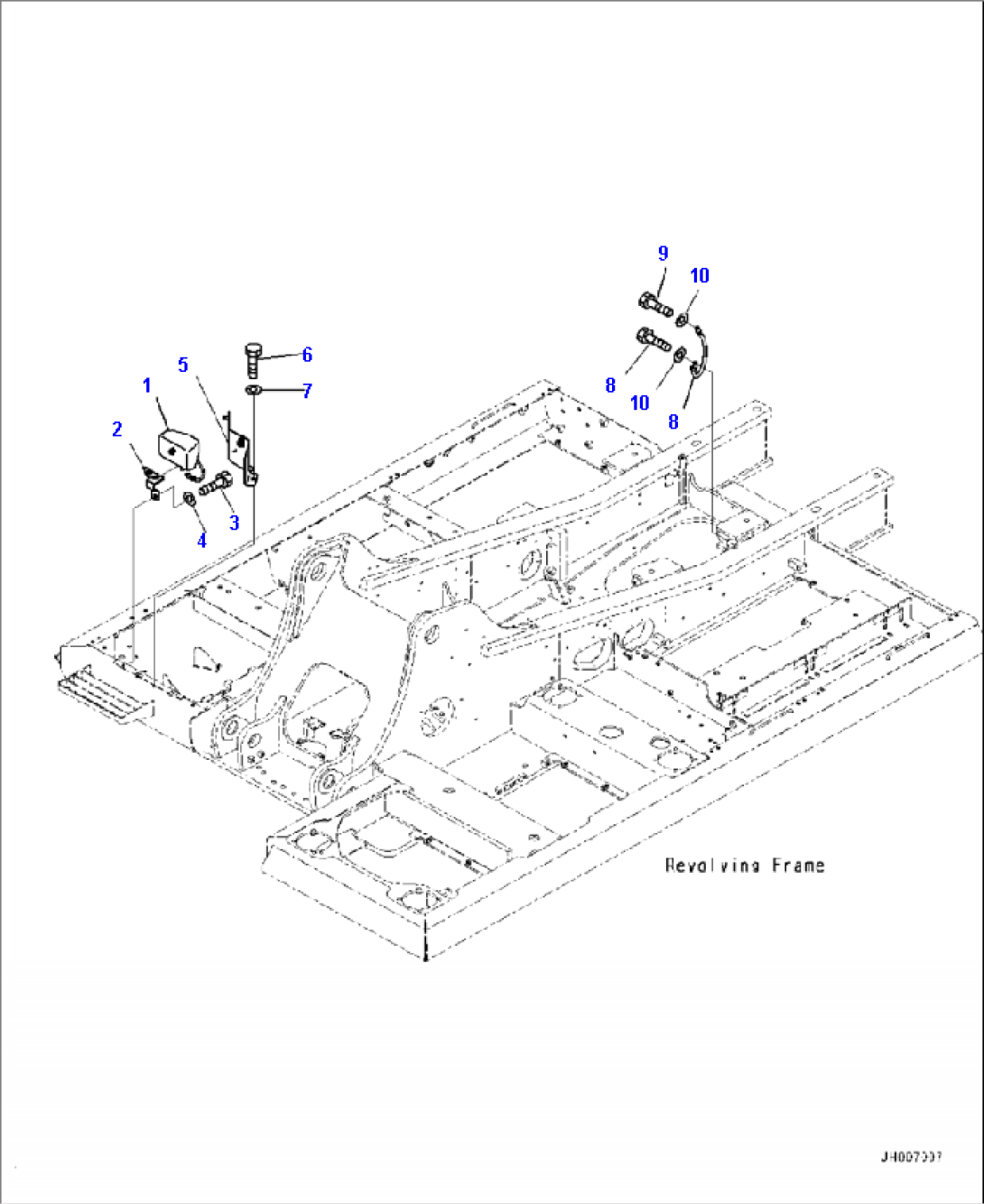 E0200-001007 FRONT WORKING LAMP