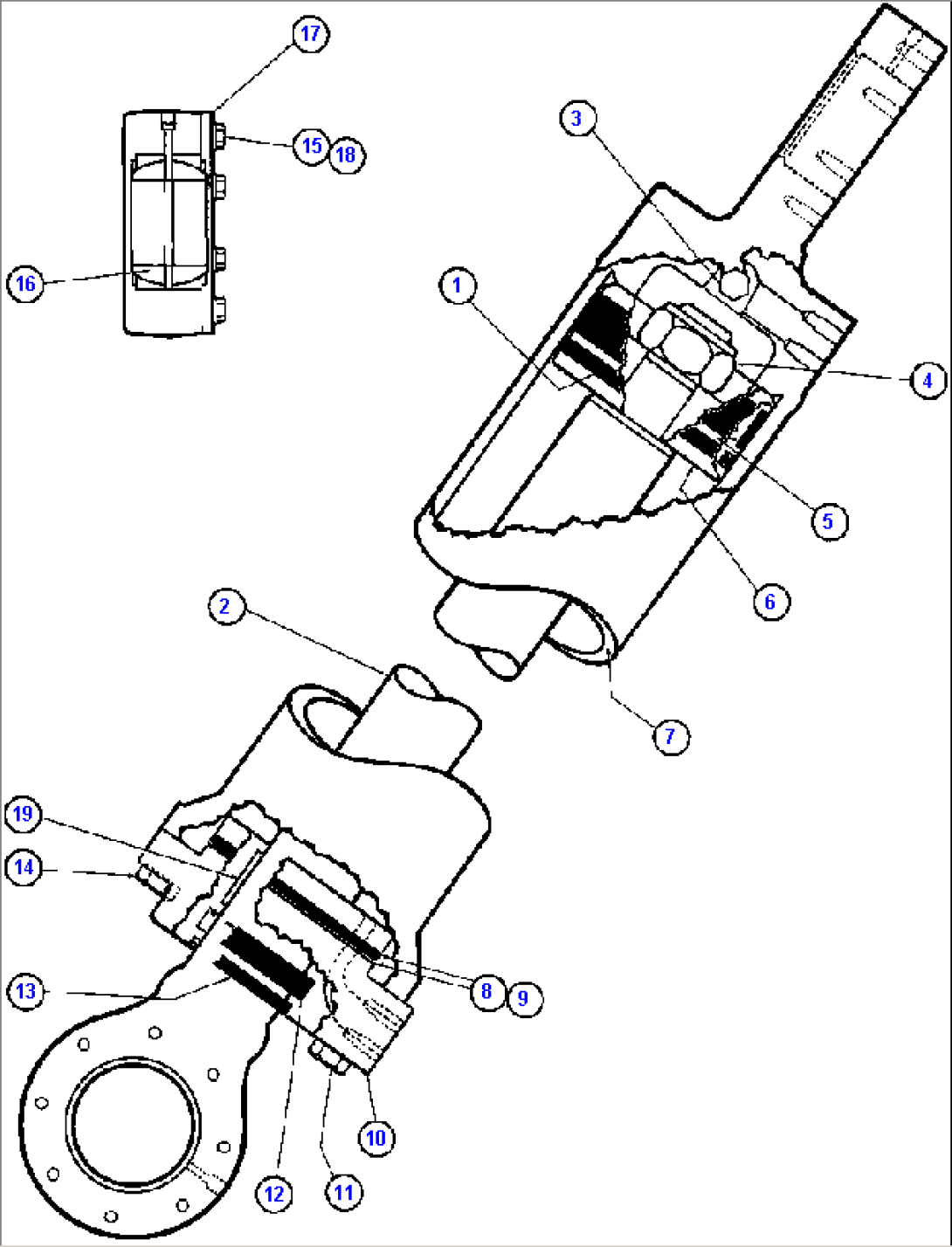 STEERING CYLINDER ASSM (EC4587)