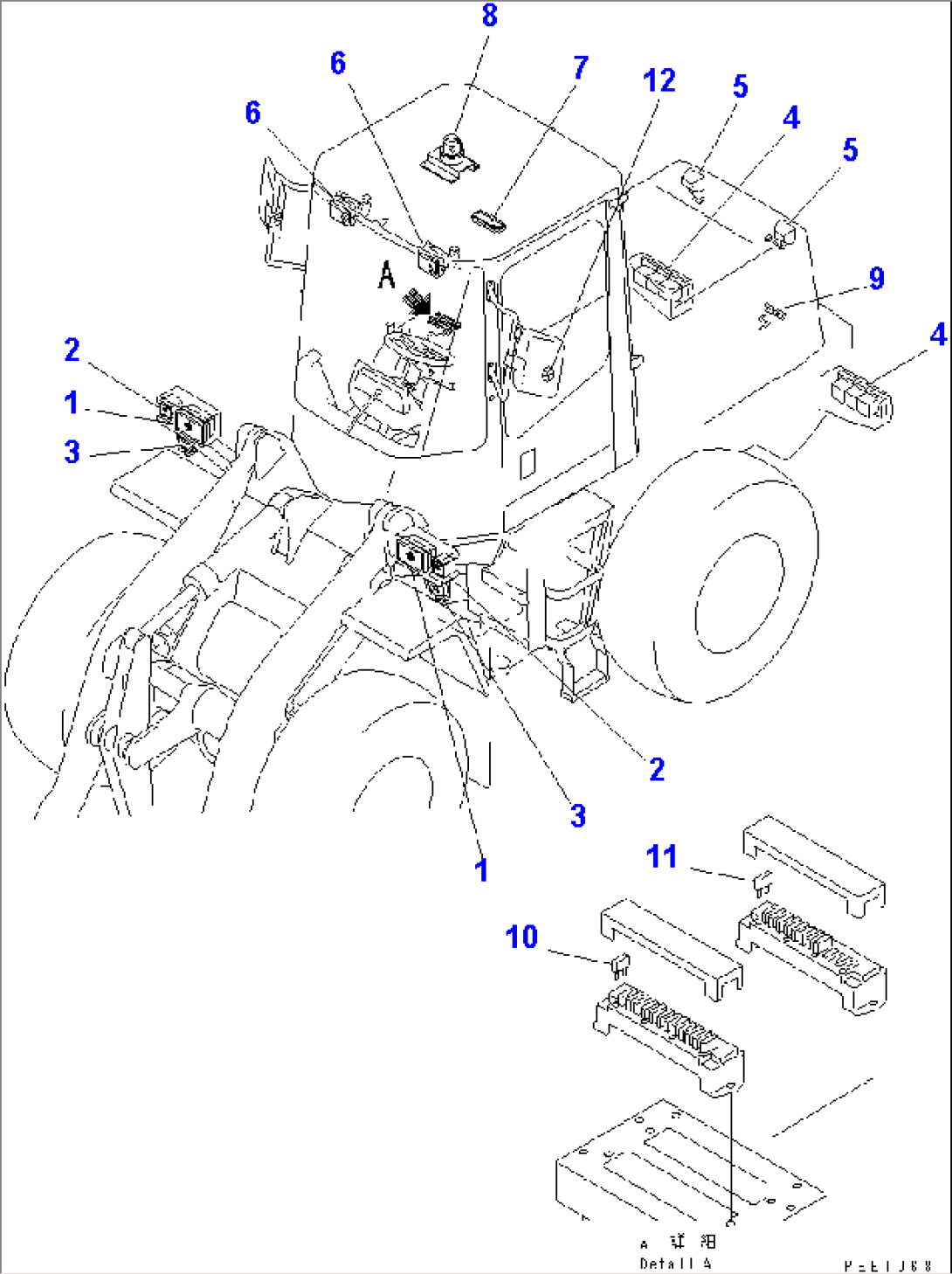 LAMP AND FUSE(#60001-)