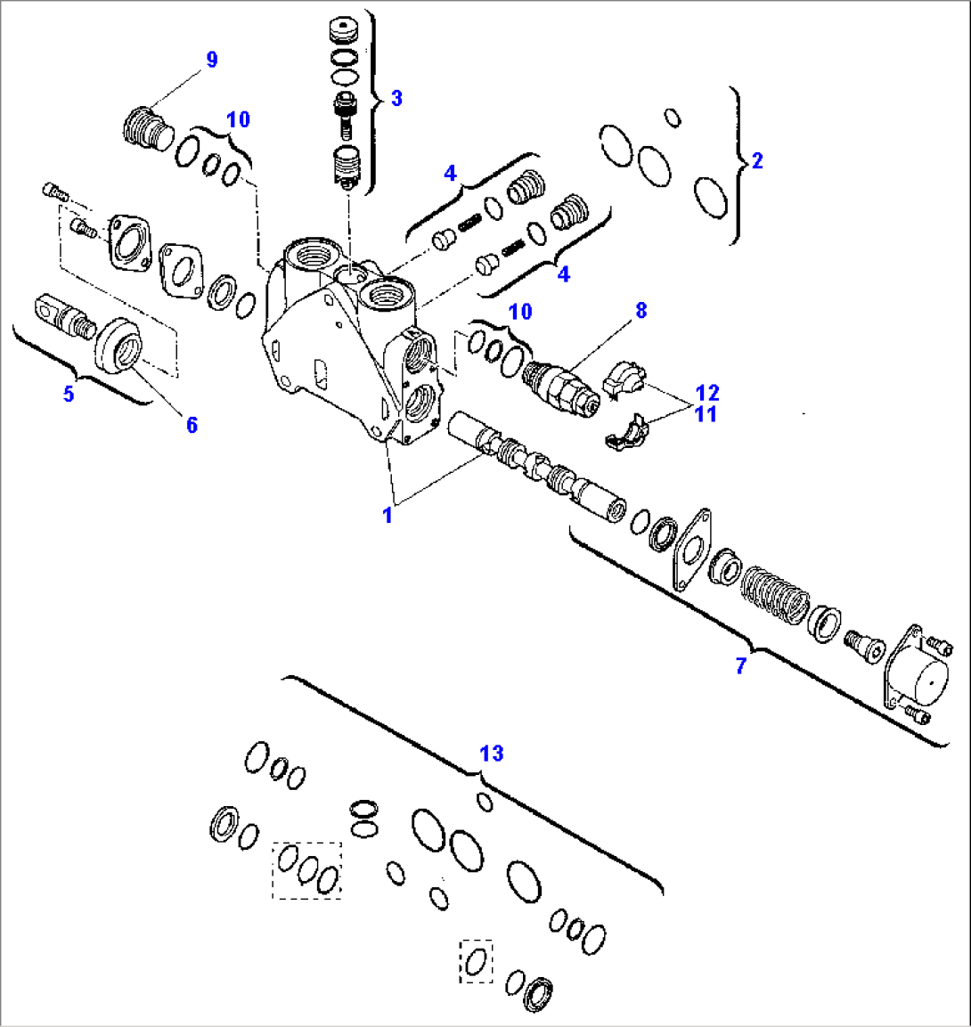 BACKHOE CONTROL VALVE (3/8)