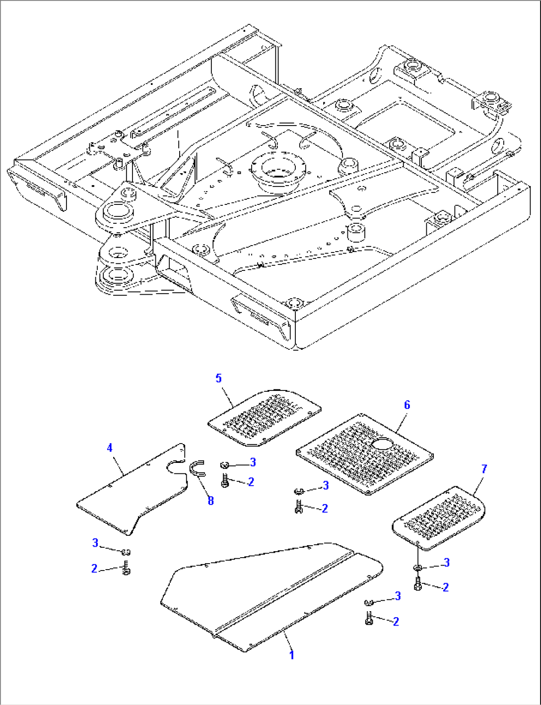 REVOLVING FRAME UNDER COVER