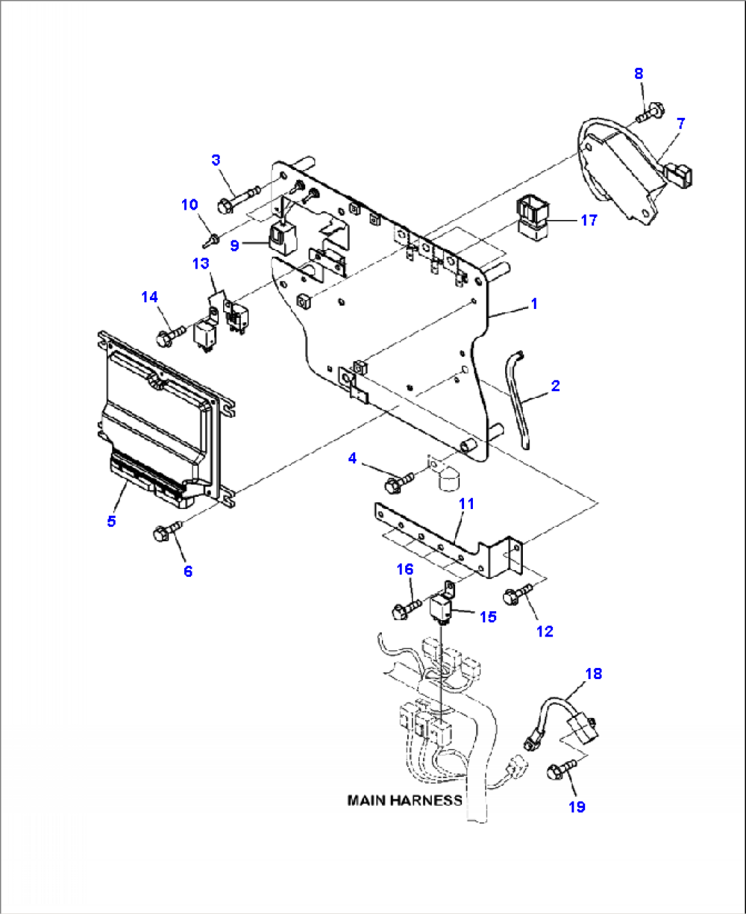 K1110-22A0 CAB PUMP CONTROLLER AND MOUNTING
