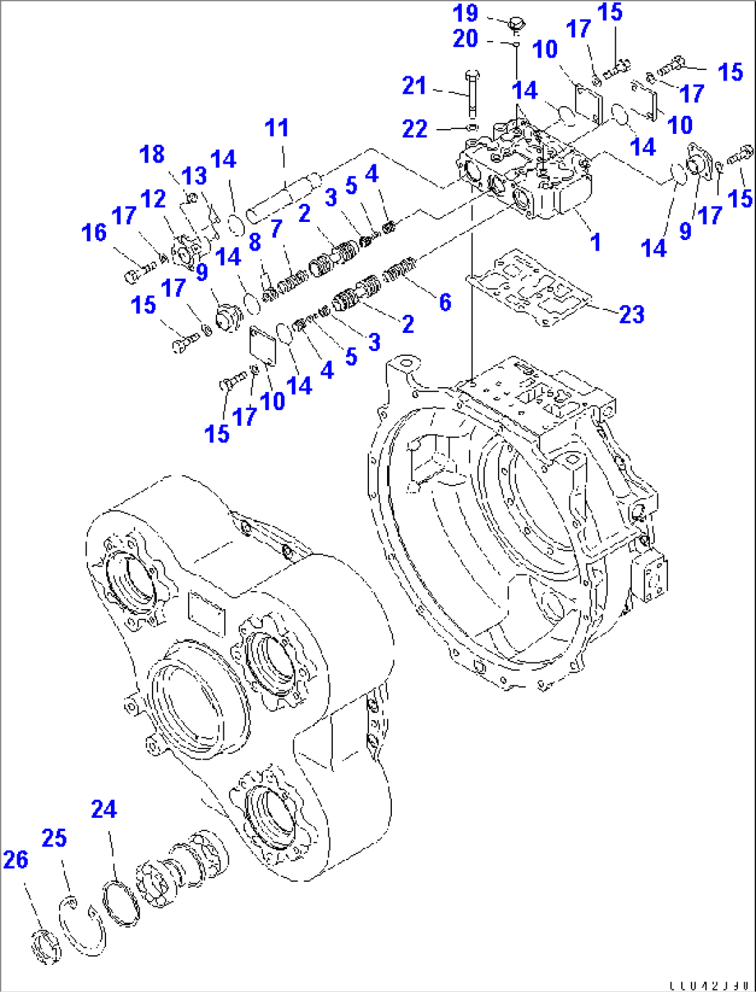 TORQUE CONVERTER CONTROL VALVE(#7001-)