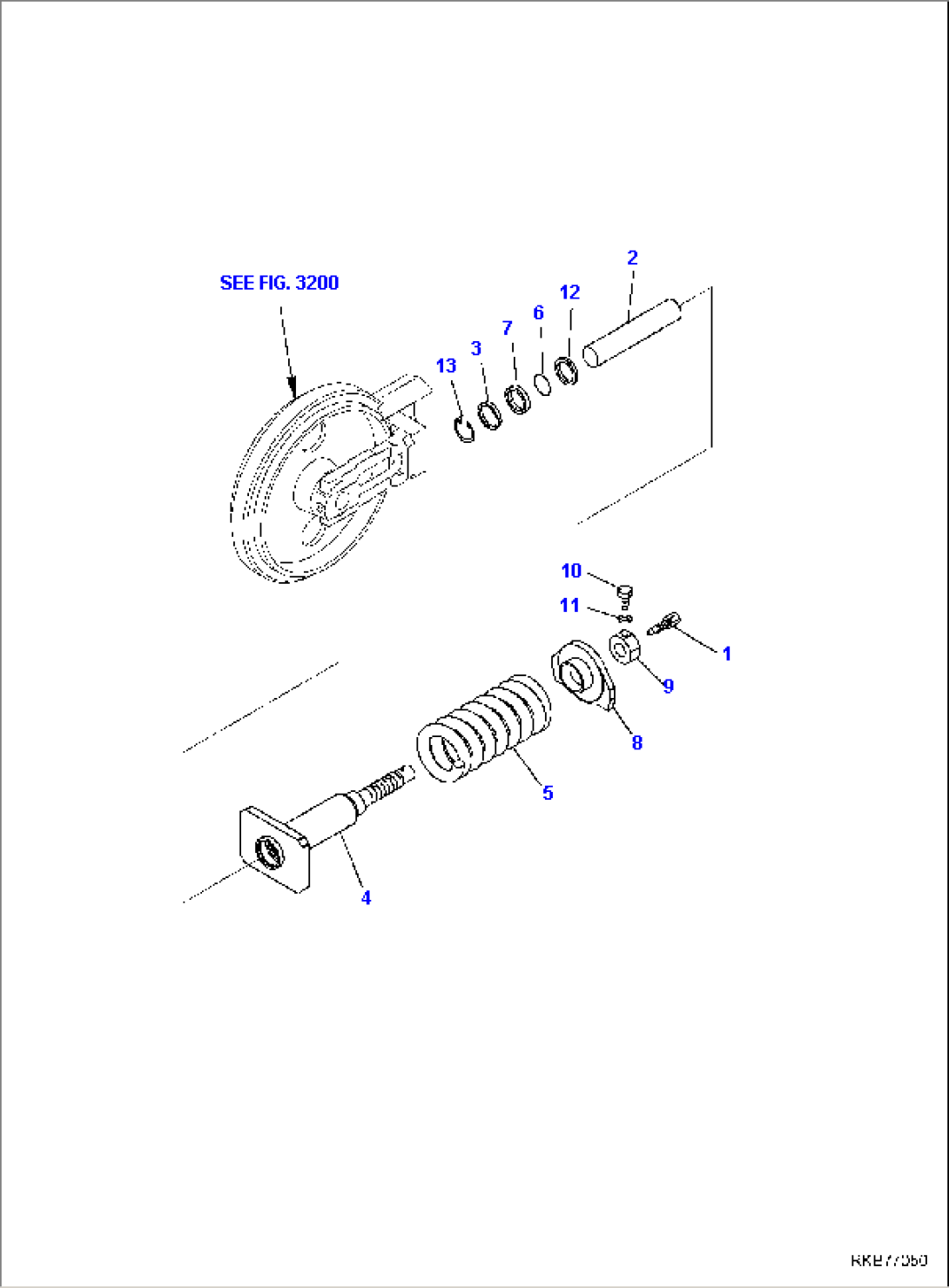RECOIL SPRING (FOR STEEL SHOE)