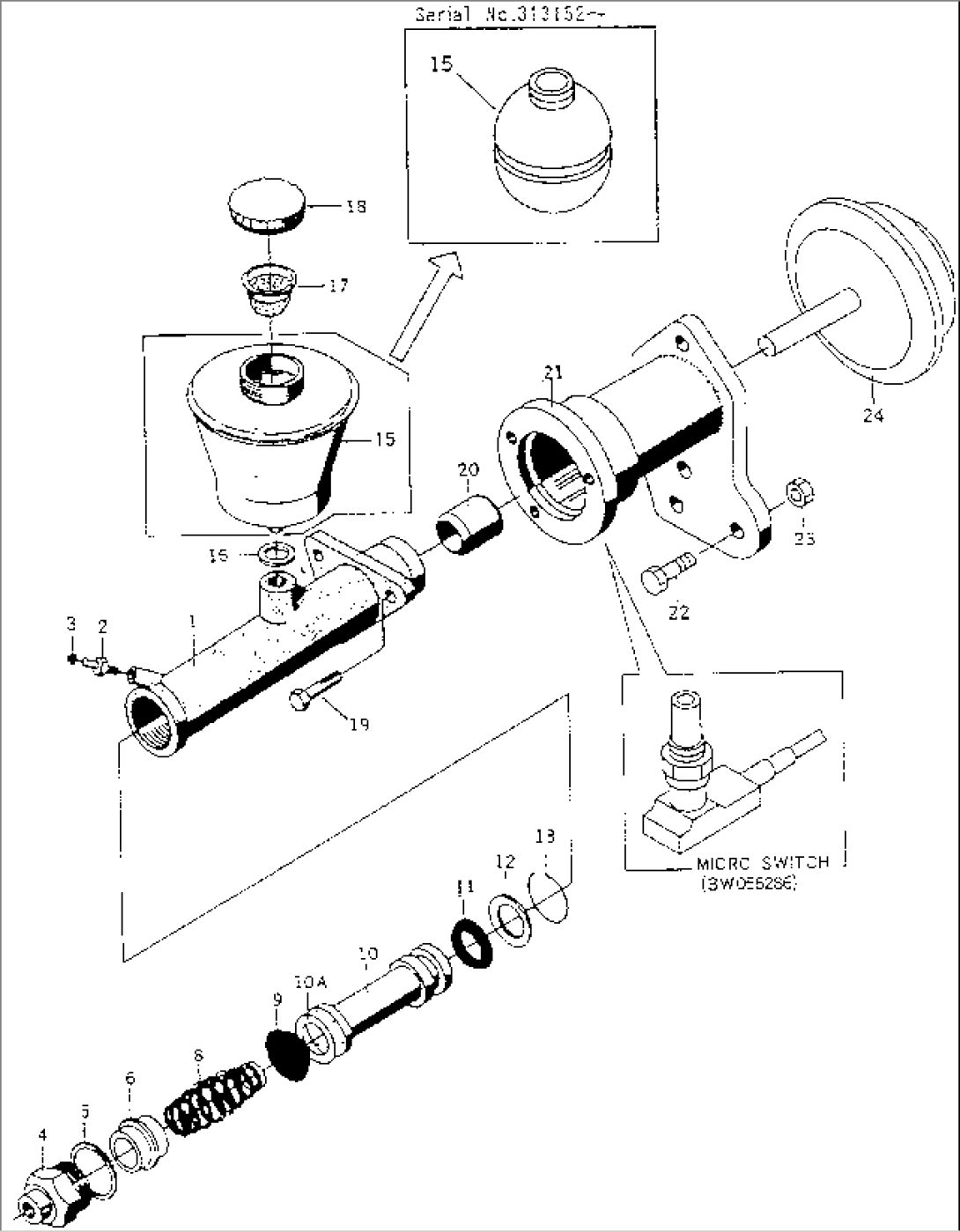BRAKE MASTER CYLINDER (FRONT)