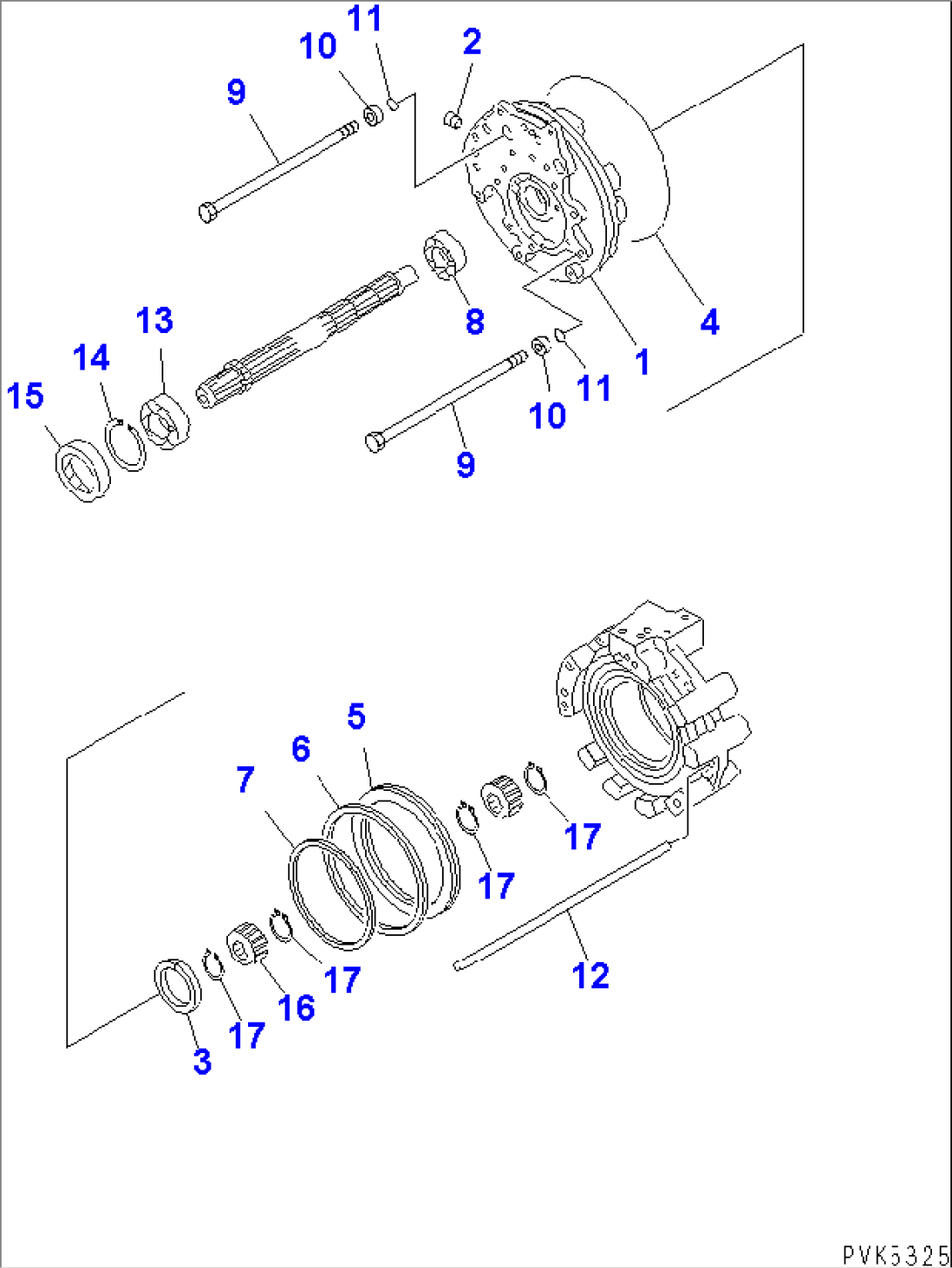 TRANSMISSION (F2-R2) (REVERSE HOUSING)