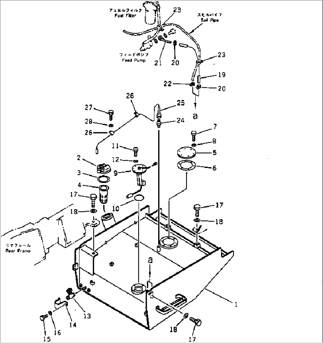 FUEL TANK AND PIPING(#10001-19999)