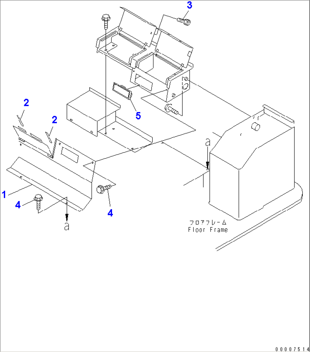 REAR CONSOLE BOX (AIR CONDITIONER) (2/2)(#54095-)