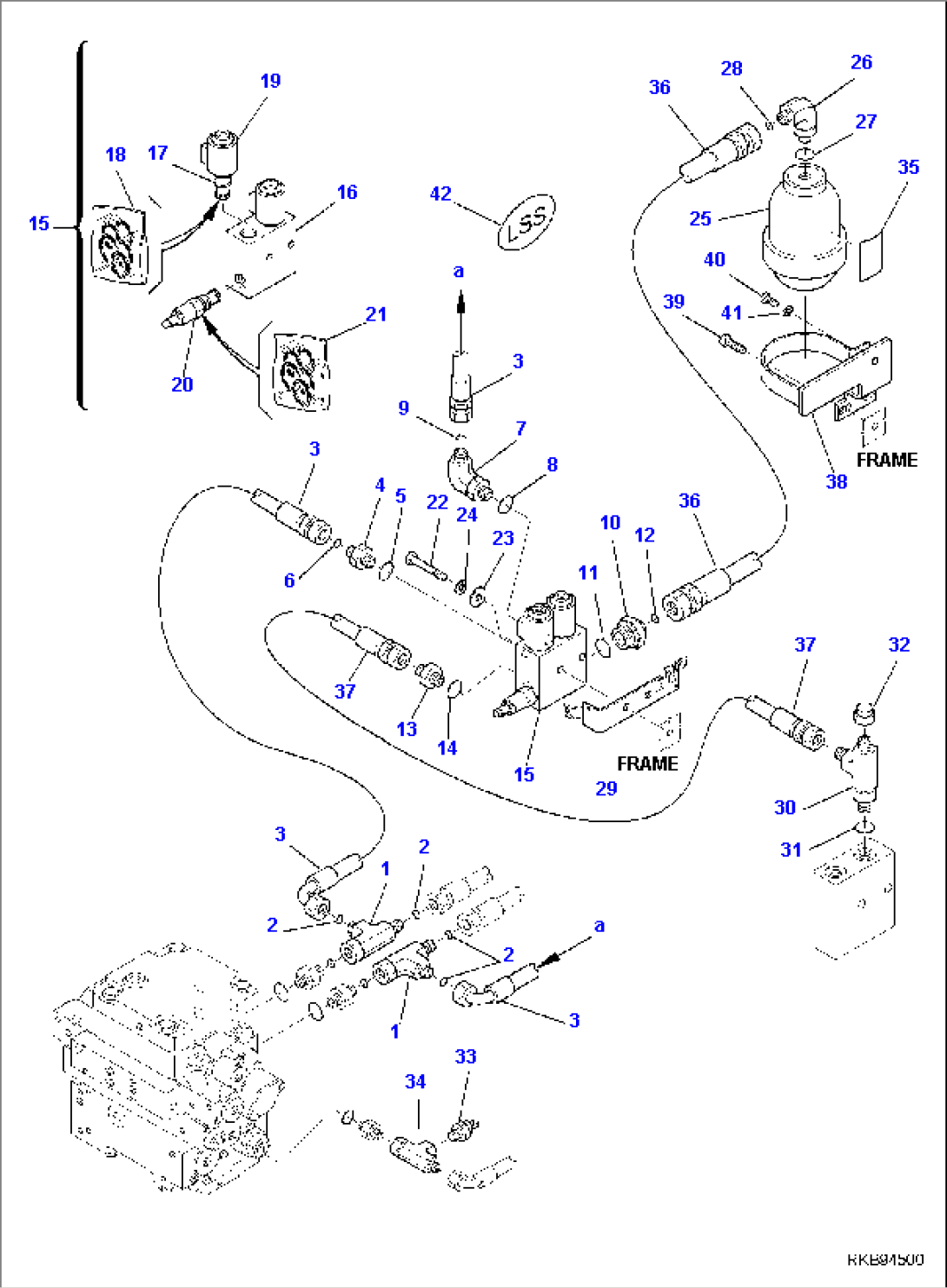 HYDRAULIC PIPING, RIDE CONTROL