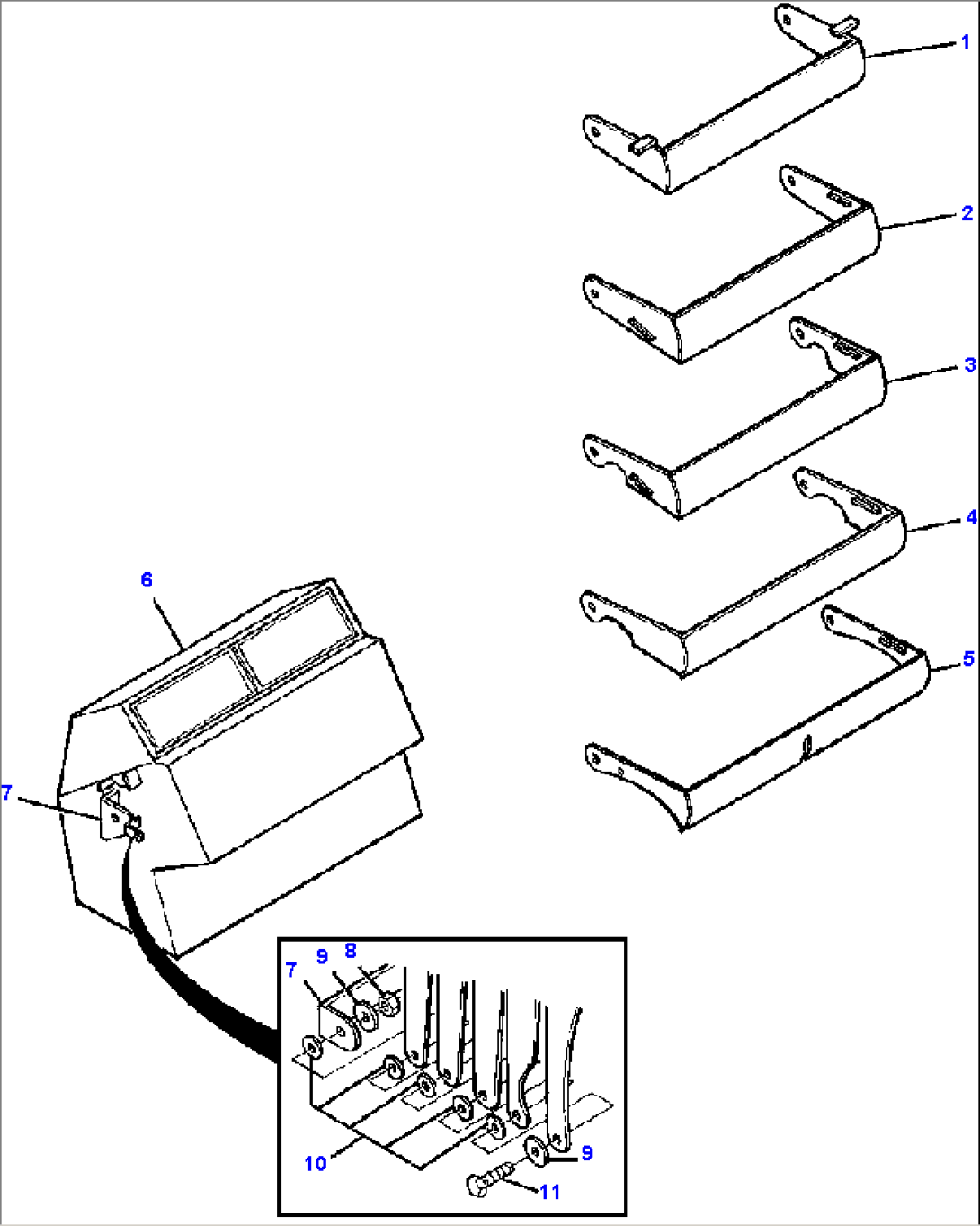 FIG NO. 5291A INSTRUMENT PANEL VANDALISM PROTECTION COVER AND LOCK