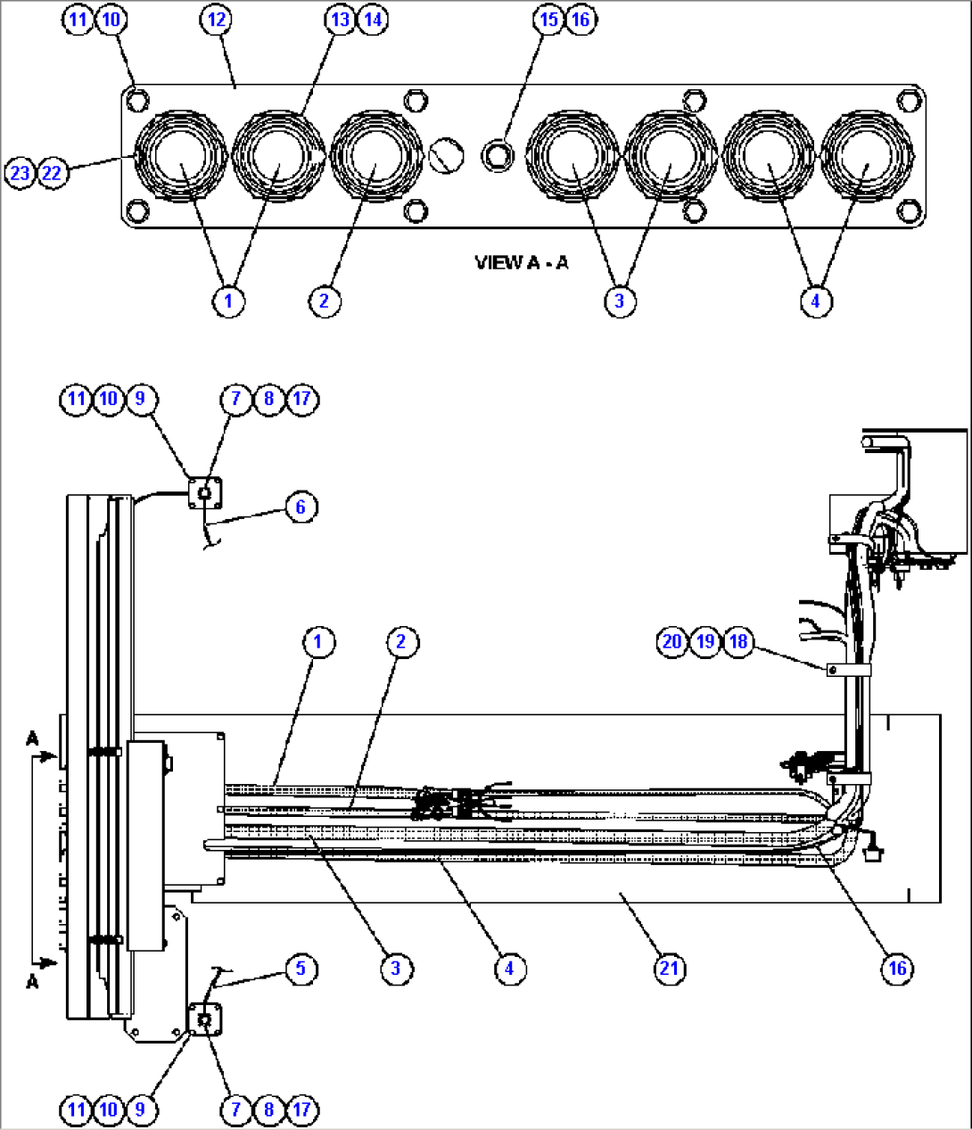 CAB CONNECTOR PLATE & WIRING