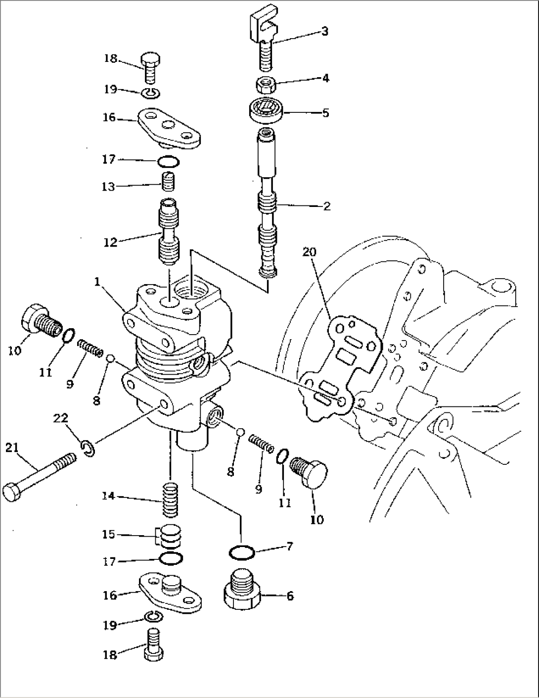 P.T.O. CONTROL VALVE