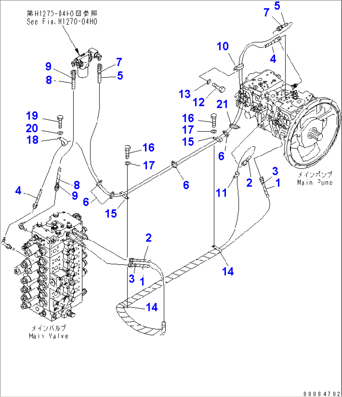 LS LINE (1 ACTUATOR)(#40005-)