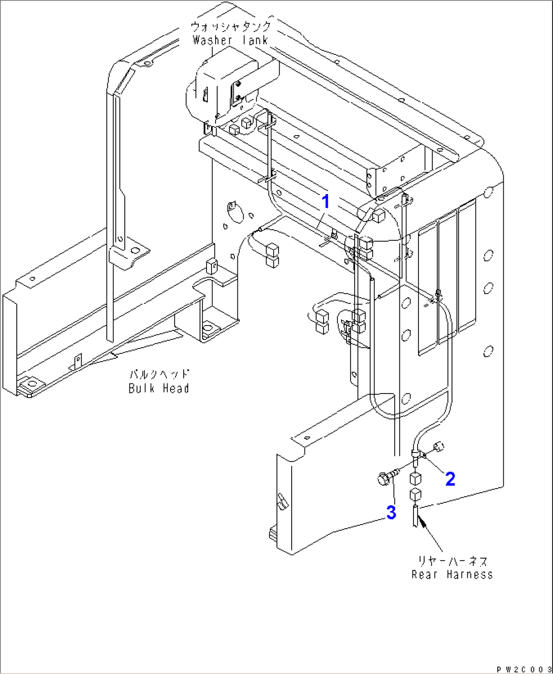 BULKHEAD (BULKHEAD HARNESS)(#52001-)