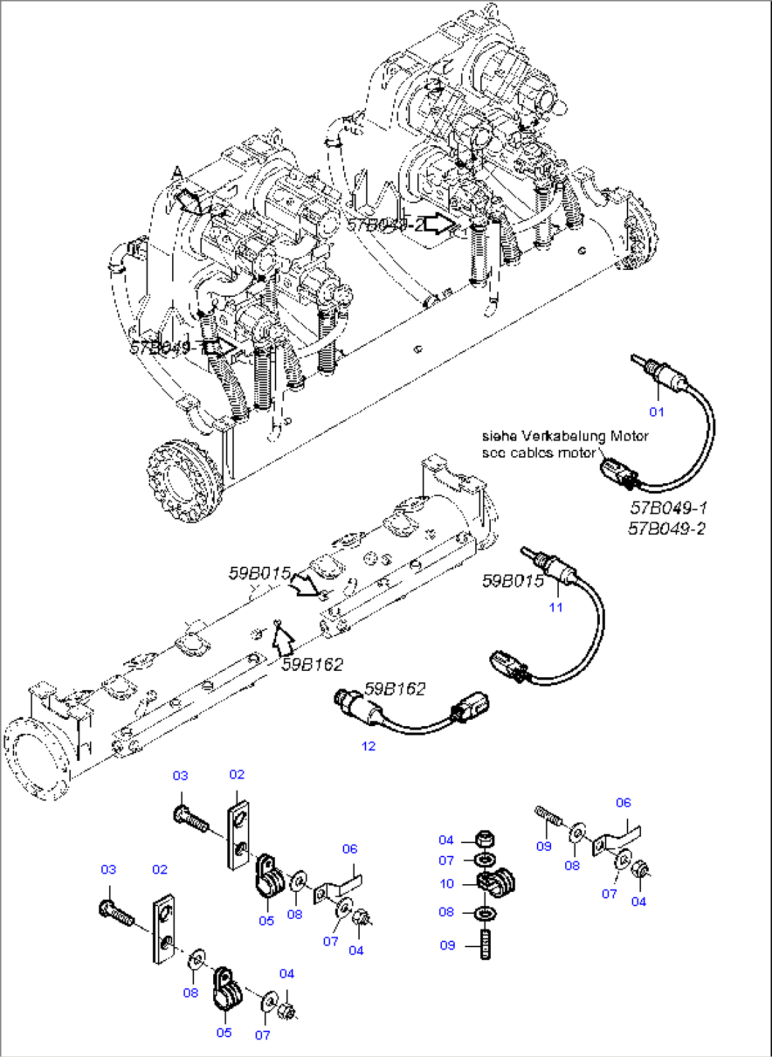 Cables - Pump Distributor Gear