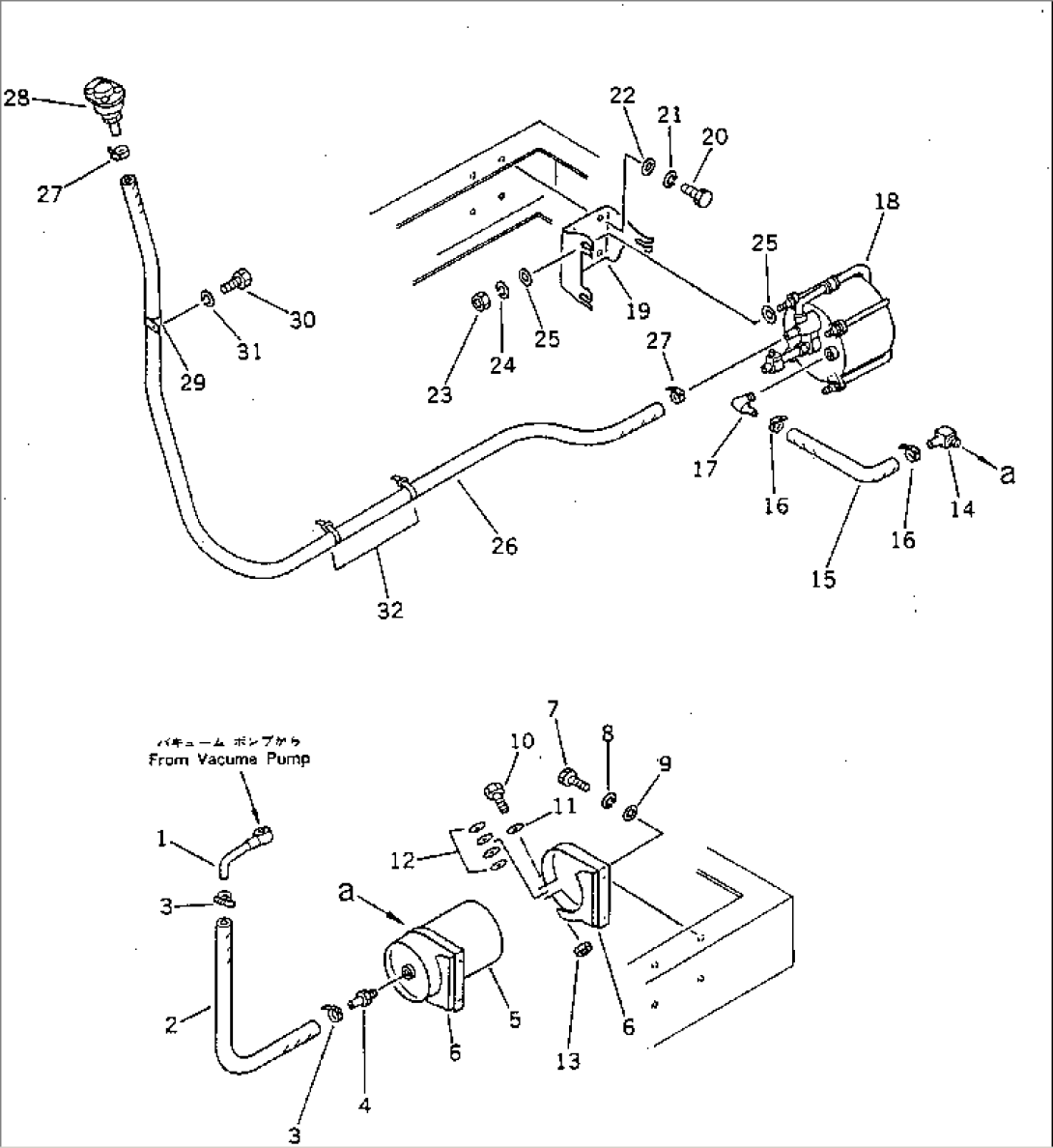 BRAKE VACUUM PIPING