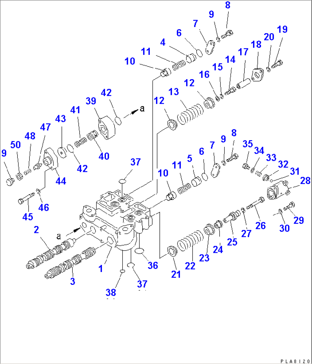 HYDRAULIC TANK AND CONTROL VALVE (3/4)