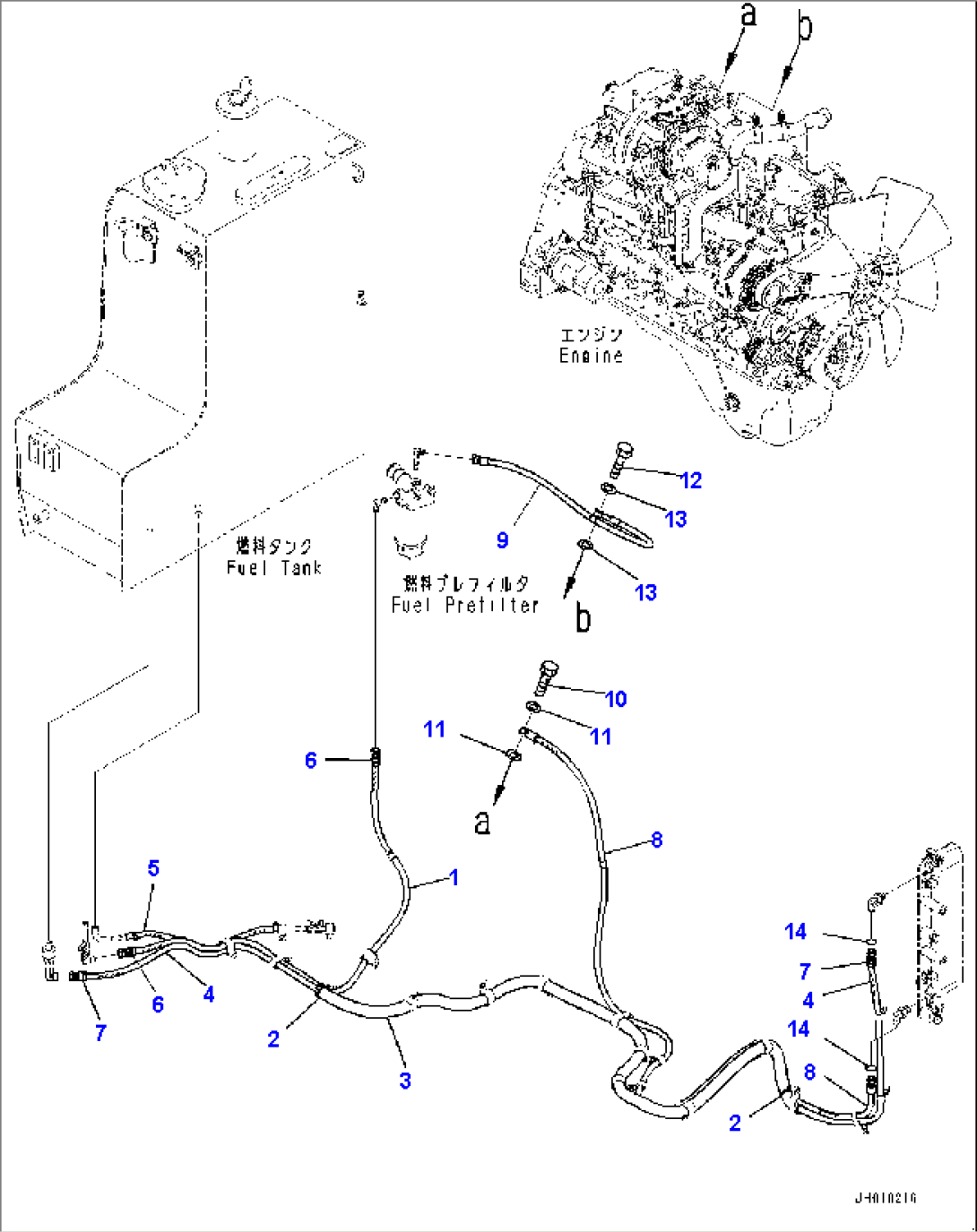 Fuel Supply Piping, Fuel Piping (#1001-1109)