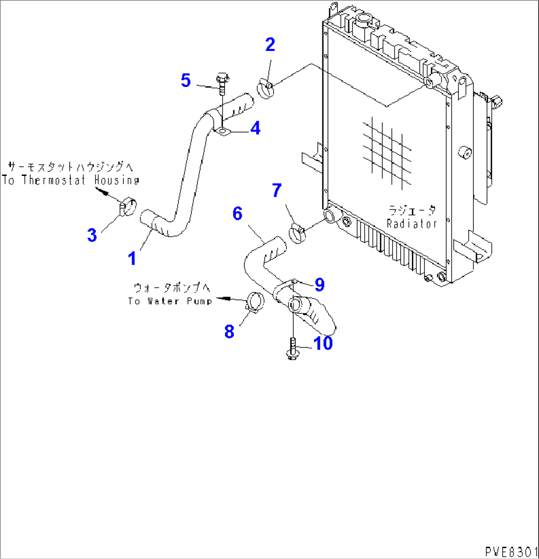 RADIATOR (ENGINE LINE) (ANTI CLOG RADIATOR)(#53001-54333)